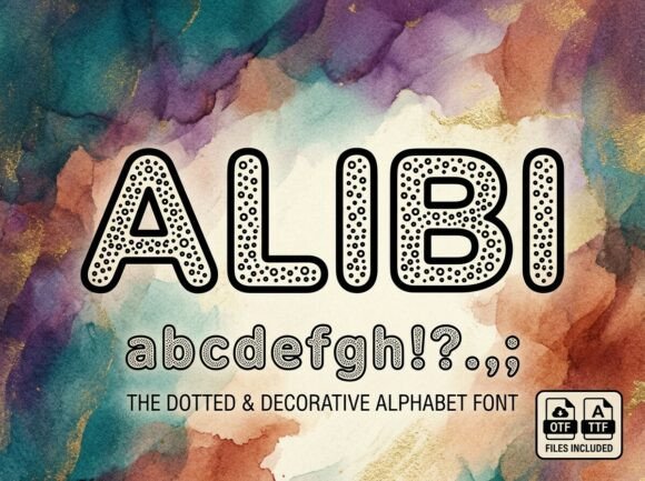 Alibi: Mastering Textured Display Typography