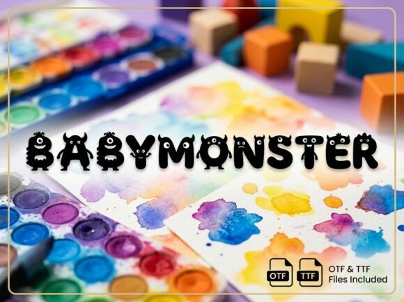 Babymonster: Elevating Visual Identity with Bold Decorative Typography