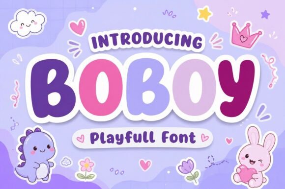 Boboy: Elevating Brand Personality with Organic and Cheerful Typography