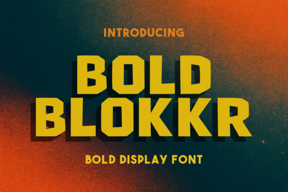Bold Blokkr: Making a Lasting Impression with the Knockout Font