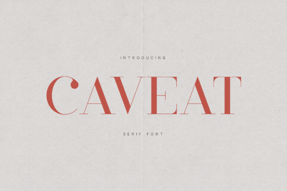 Caveat: Elevate Designs with Elegant Serif Typography