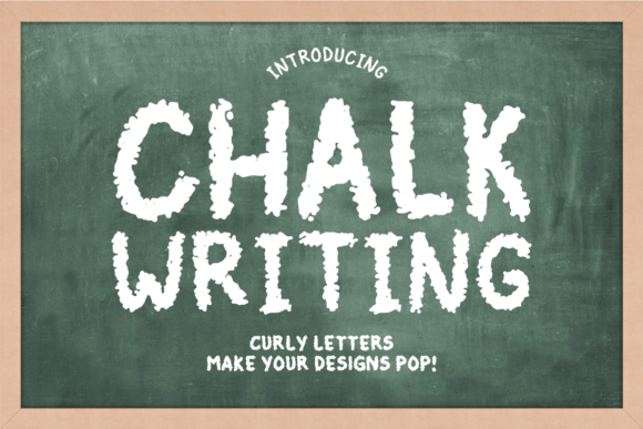 Chalk Writing: A Versatile Font for Creative Expression