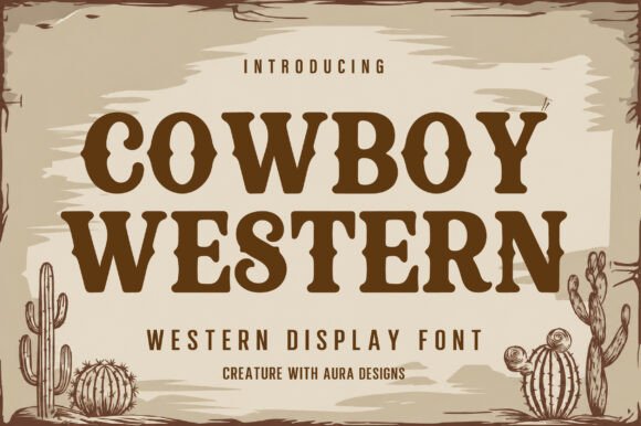 Cowboy Western: Integrating Authentic Frontier Typography into Modern Visual Identity