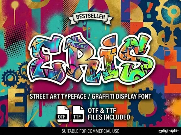 Eris Font: Vibrant Graffiti Style for Creative Projects