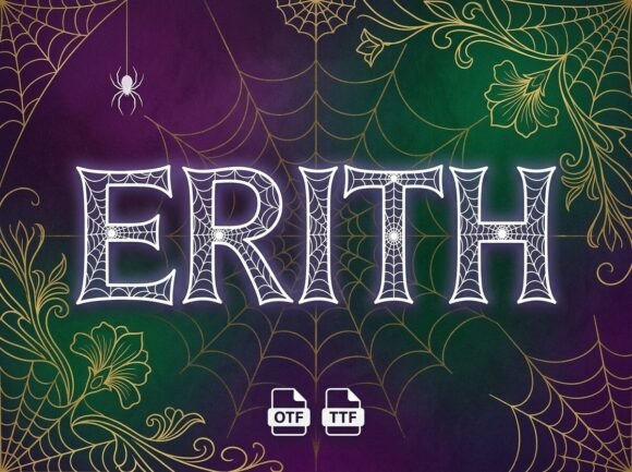 Erith: Integrating a Decorative Display Font into Professional Design Workflows