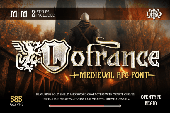Forging Legendary Designs with the Lotrance Medieval Display Font