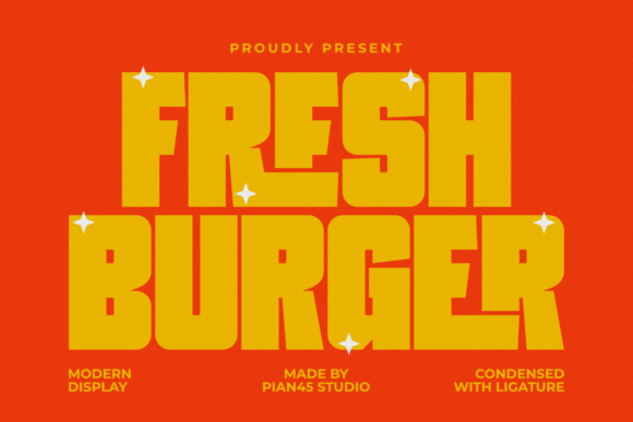Fresh Burger Font: Bold Typography for Food Branding