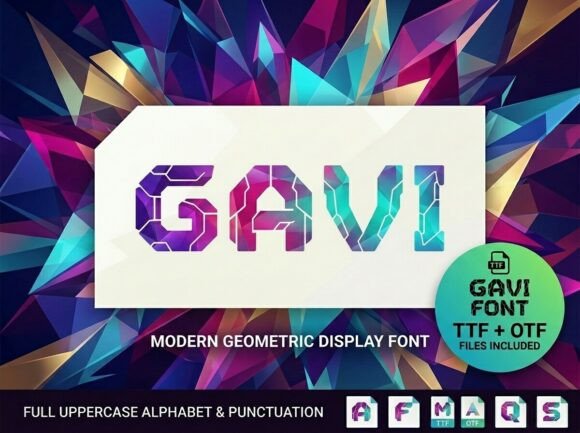 Gavi: Evaluating a Geometric Display Typeface for Modern Branding