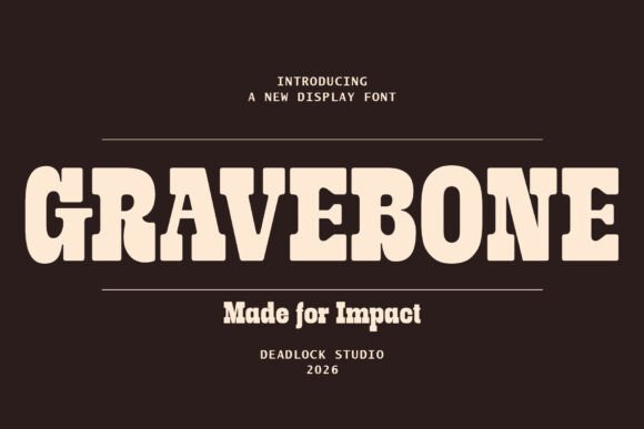 Gravebone: Building Monumental Typography for Bold Brand Identities