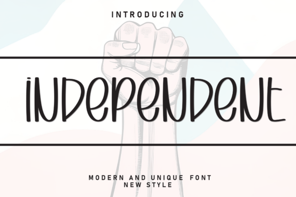 Independent Font: Charming Handwritten Display Type