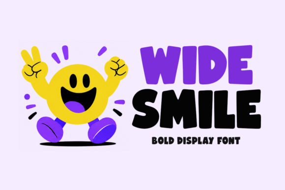 Infusing Design with Joy: The Functional Versatility of Wide Smile Typography