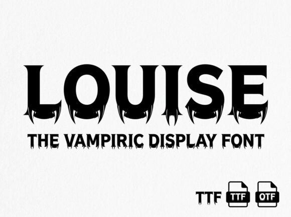 Louise: Bold Decorative Display Font