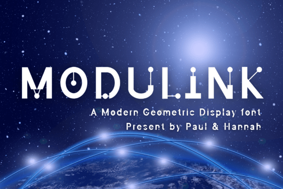 Modulink: A Practical Guide to Futuristic Geometric Typography