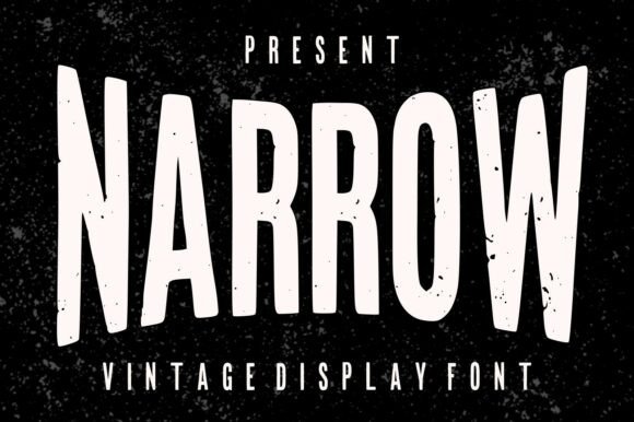 Narrow: Elevating Retro Design with Bold Shadow Typography