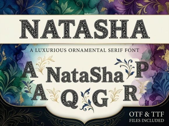 Natasha Font: Refined Opulence for Luxury Branding