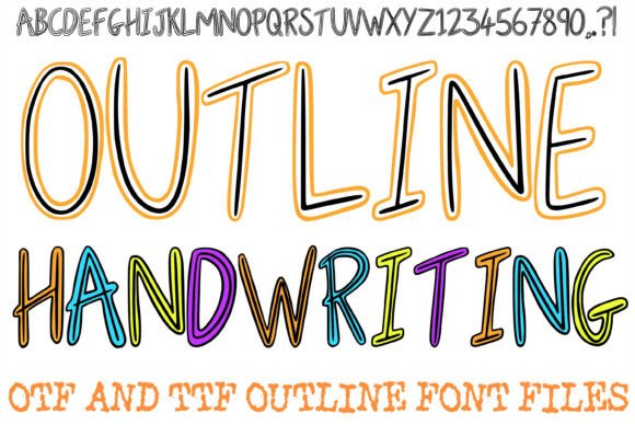 Outline Handwriting: A Practical Guide to Dual-Line Display Typography