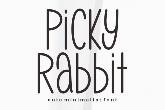 Picky Rabbit Font: Versatile Design for Joyful Projects