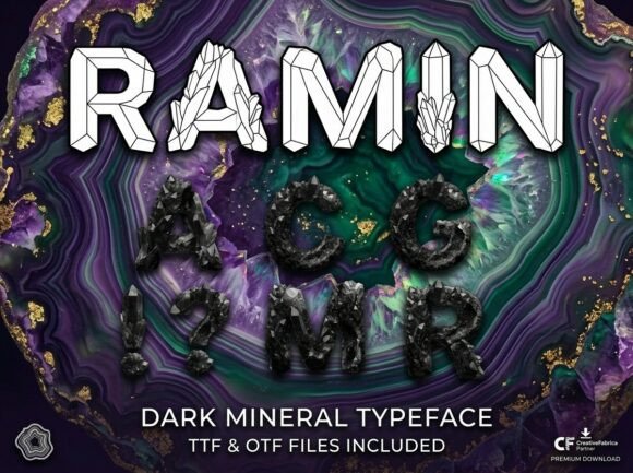 Ramin: Integrating Geological Typography into Spiritual and Luxury Brand Workflows