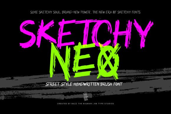Sketchy Neo: Injecting Raw Urban Energy into Modern Brand Identity