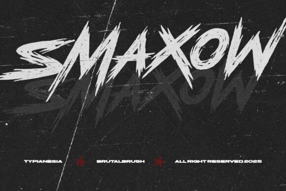 Smaxow: Aggressive Urban Street Font for Bold Design