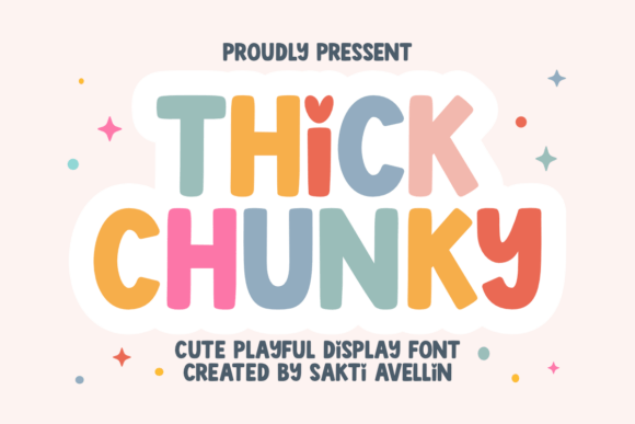 Thick Chunky: A Practical Guide to Playful Display Typography