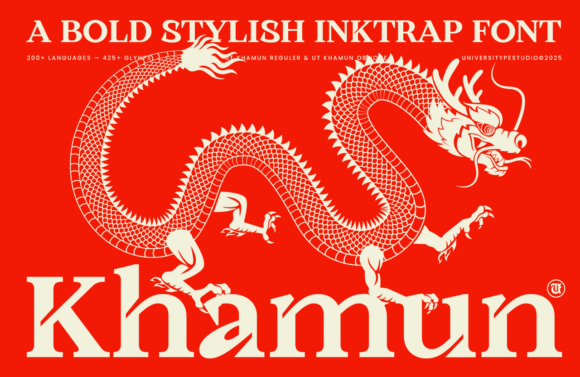 UT Khamun: Evaluating a Bold Inktrap Serif for Modern Branding