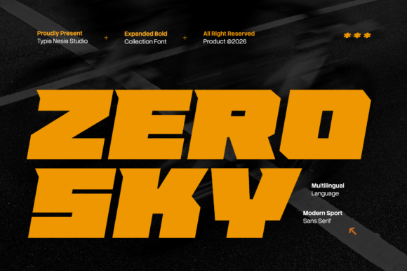 Zero Sky: Bold Typography for Modern Design